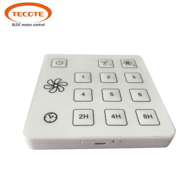 2023 TECOTE New Popular RF remote control for fan with 1pcs CR2025 Lithium cell