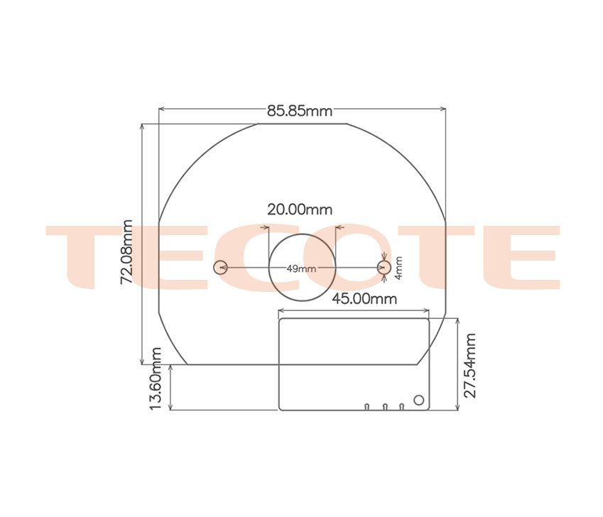 24V, 1.5A BLDC ceiling fan PCBA controller with SMPS