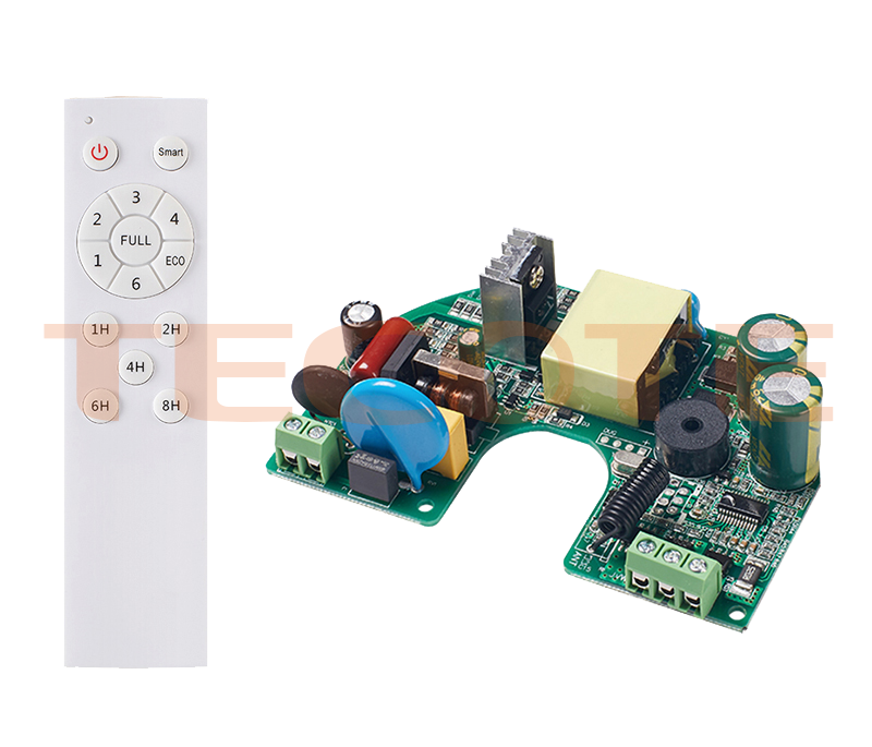 24V, 1.5A BLDC ceiling fan PCBA controller with SMPS