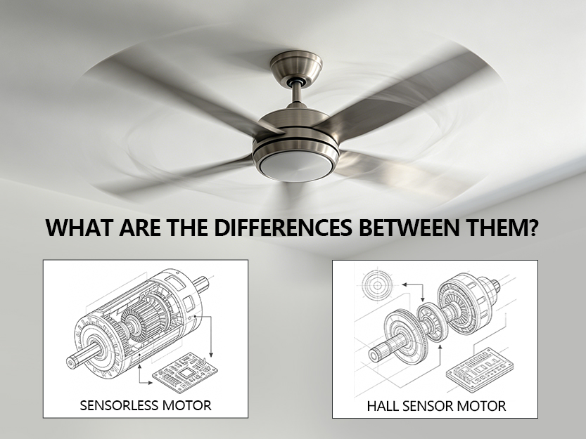 Hall Sensor or Sensorless? Choosing the Right BLDC Motor for Fan Applications